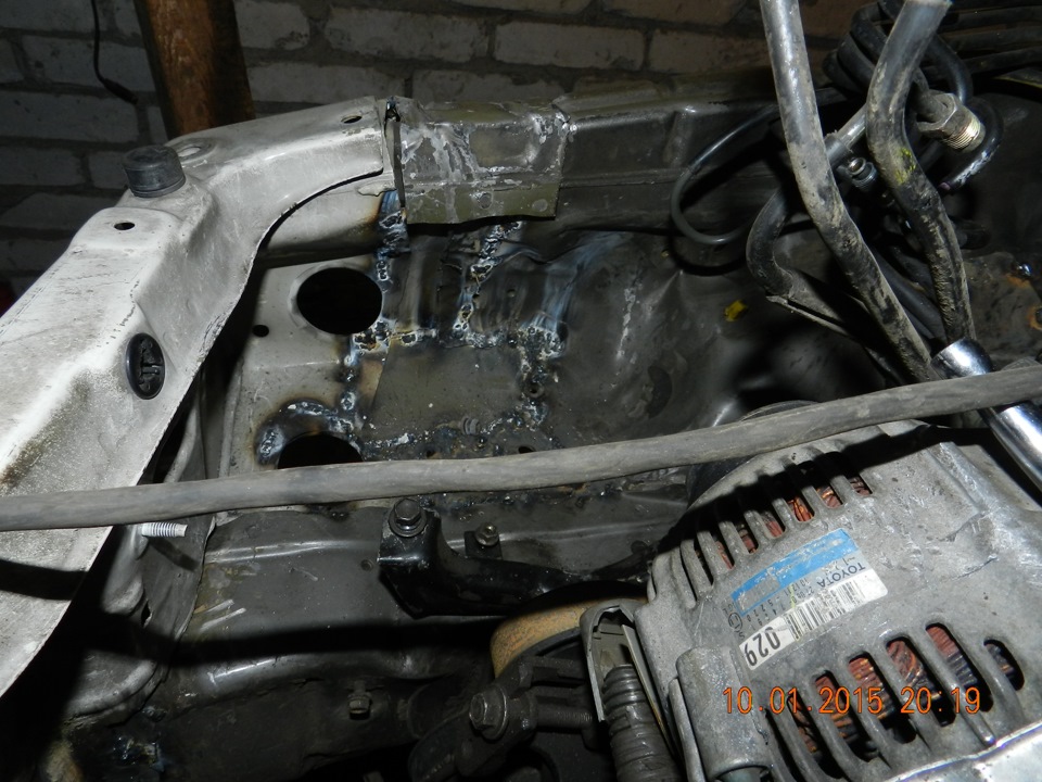 Замена ноуската часть 8 — Toyota Corona EXiV (1G), 2 л, 1990 года ...