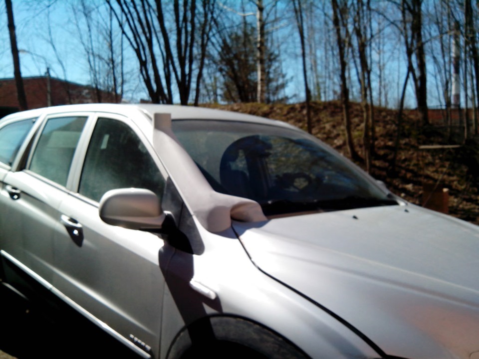 Шнорхель на Актион спорт — SsangYong Actyon Sports (1G), 2 л, 2010 года ...