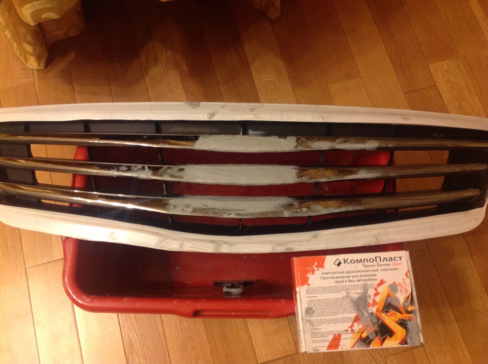 Решил переделать решетку радиатора — Nissan Teana (J32), 3,5 л, 2011 ...