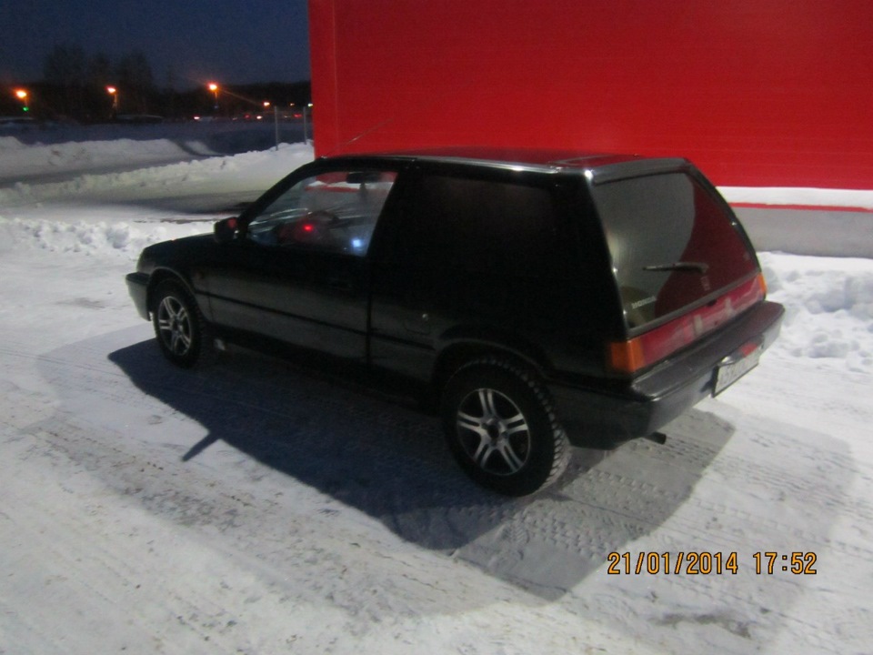 Тонировка по госту (фотосессия зимой) — Honda Civic Hatchback (3G), 1,5 ...