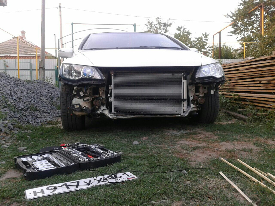 Замена радиатора кондиционера хонда цивик 4д 2008 — DRIVE2