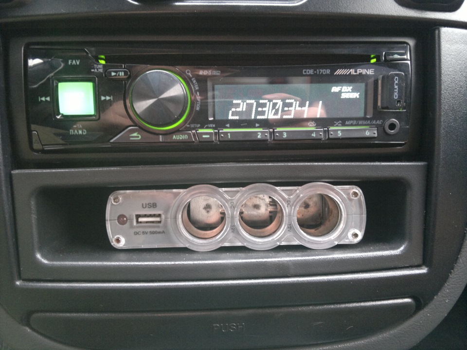 Дополнительные разьемы для прикуривателя. — Chevrolet Lanos, 1,5 л ...