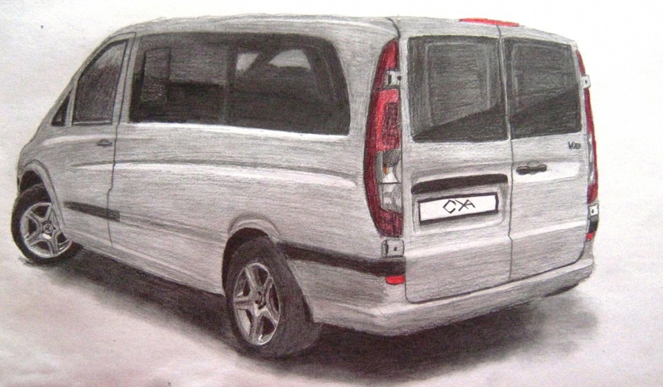 Рисунок mercedes vito