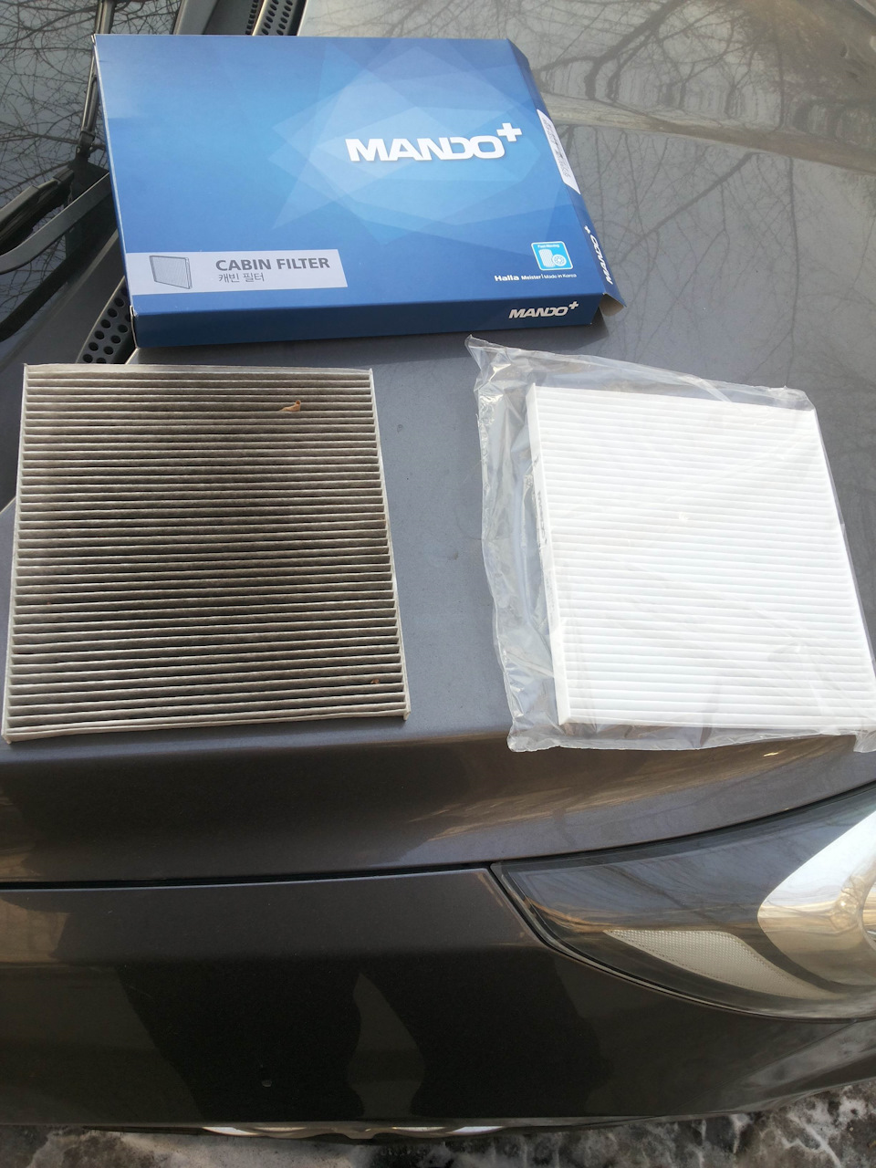 Замена салонного фильтра — Hyundai Solaris, 1,6 л, 2011 года ...