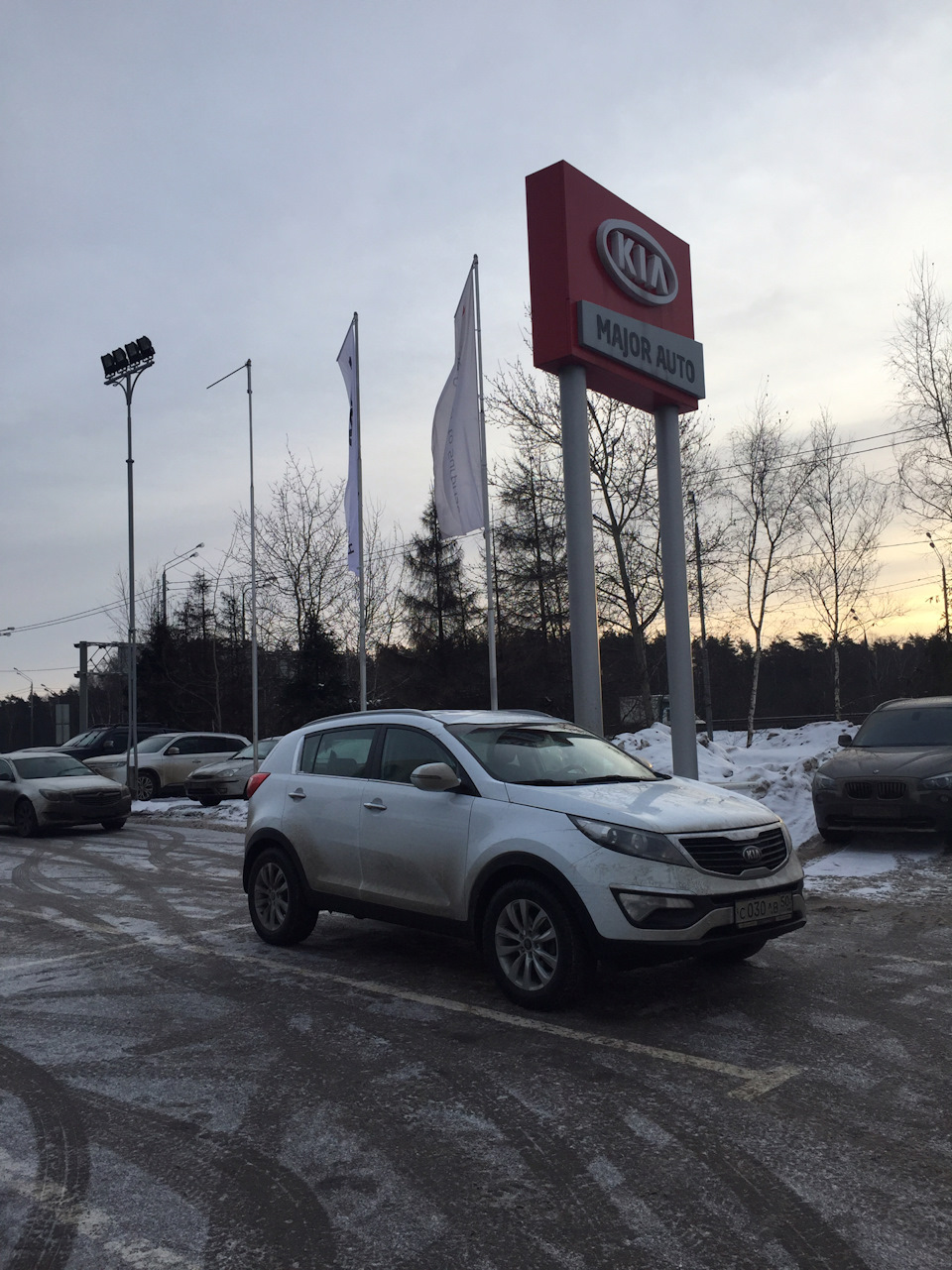 Мы уехали на гарантийный ремонт — KIA Sportage (3G), 2 л, 2013 года ...