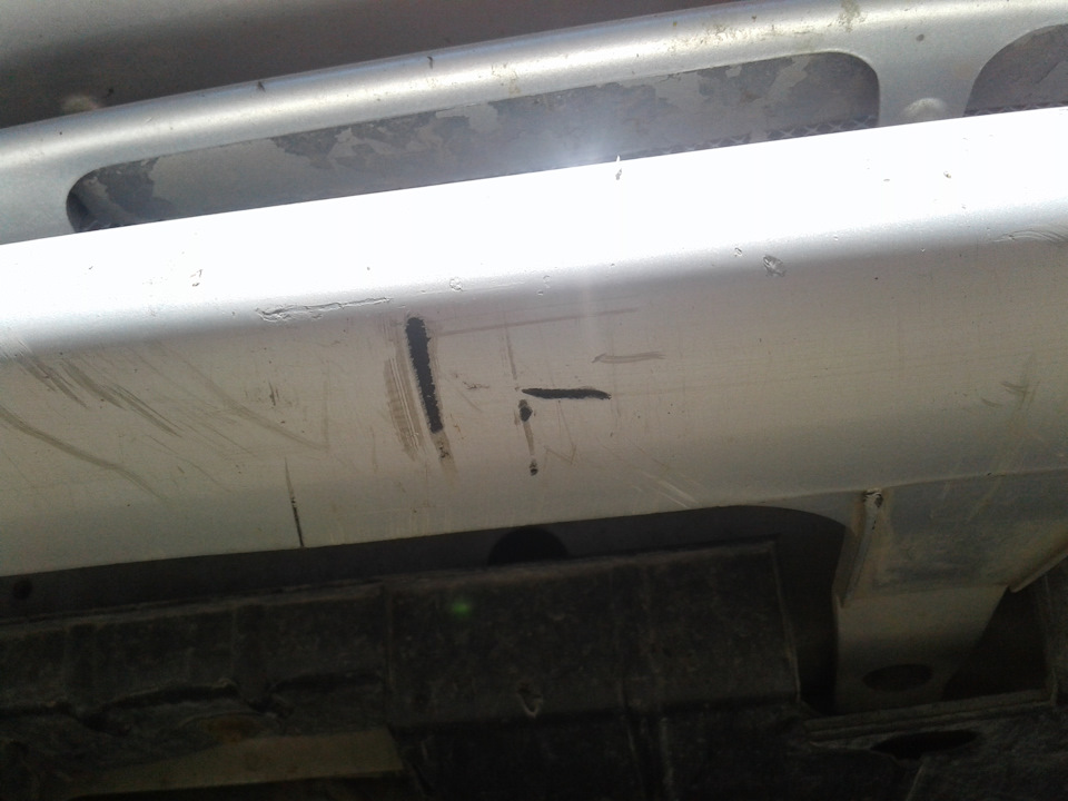 Не расчитал клиренс :) — Hyundai Accent (2G), 1,5 л., 2008 года ...