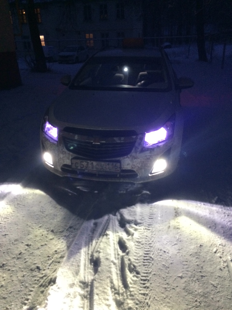 Установка ПТФ в базу Круз рестайлинг — DRIVE2