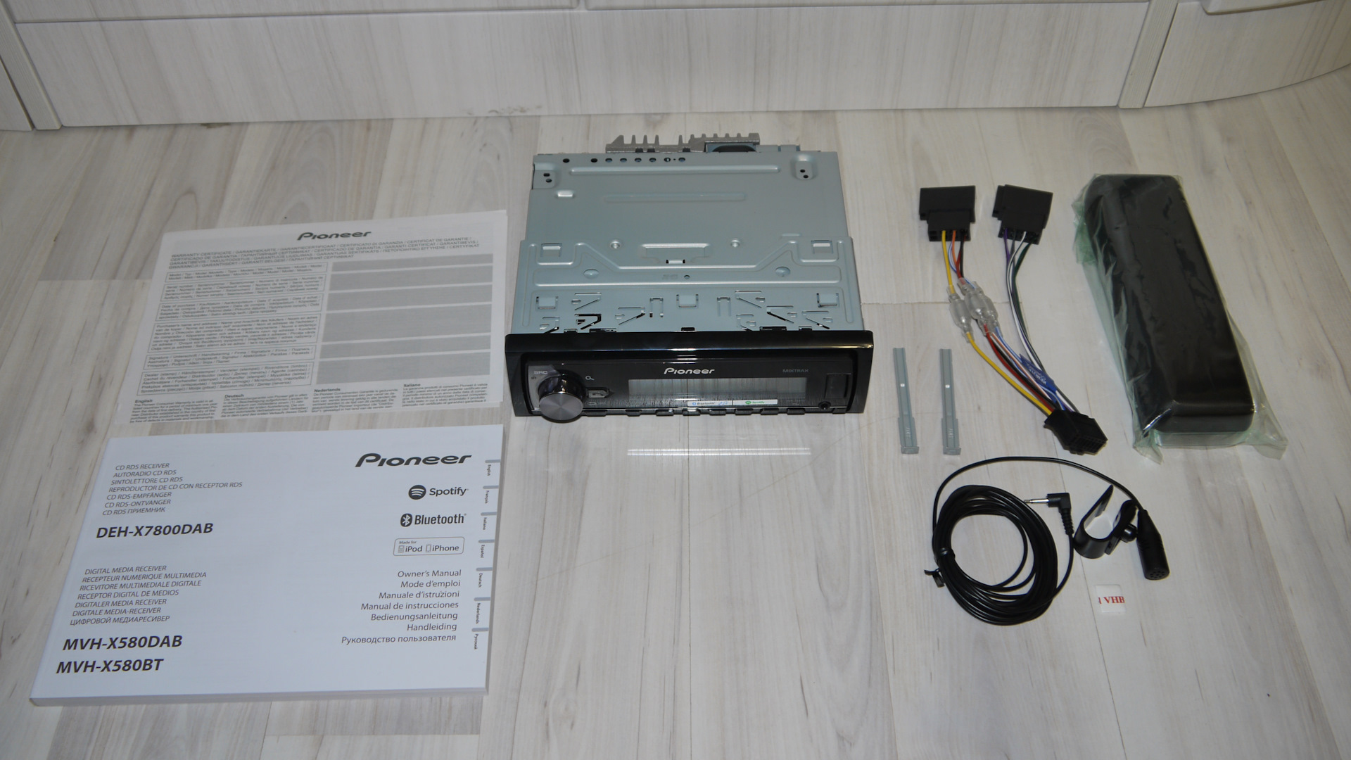 Автомагнитола pioneer mvh x580bt инструкция