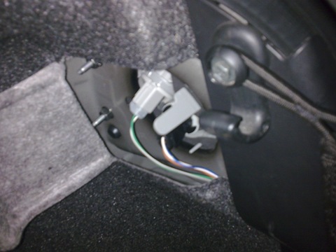 Replacing the brake light bulb  - Toyota Camry 35L 2008