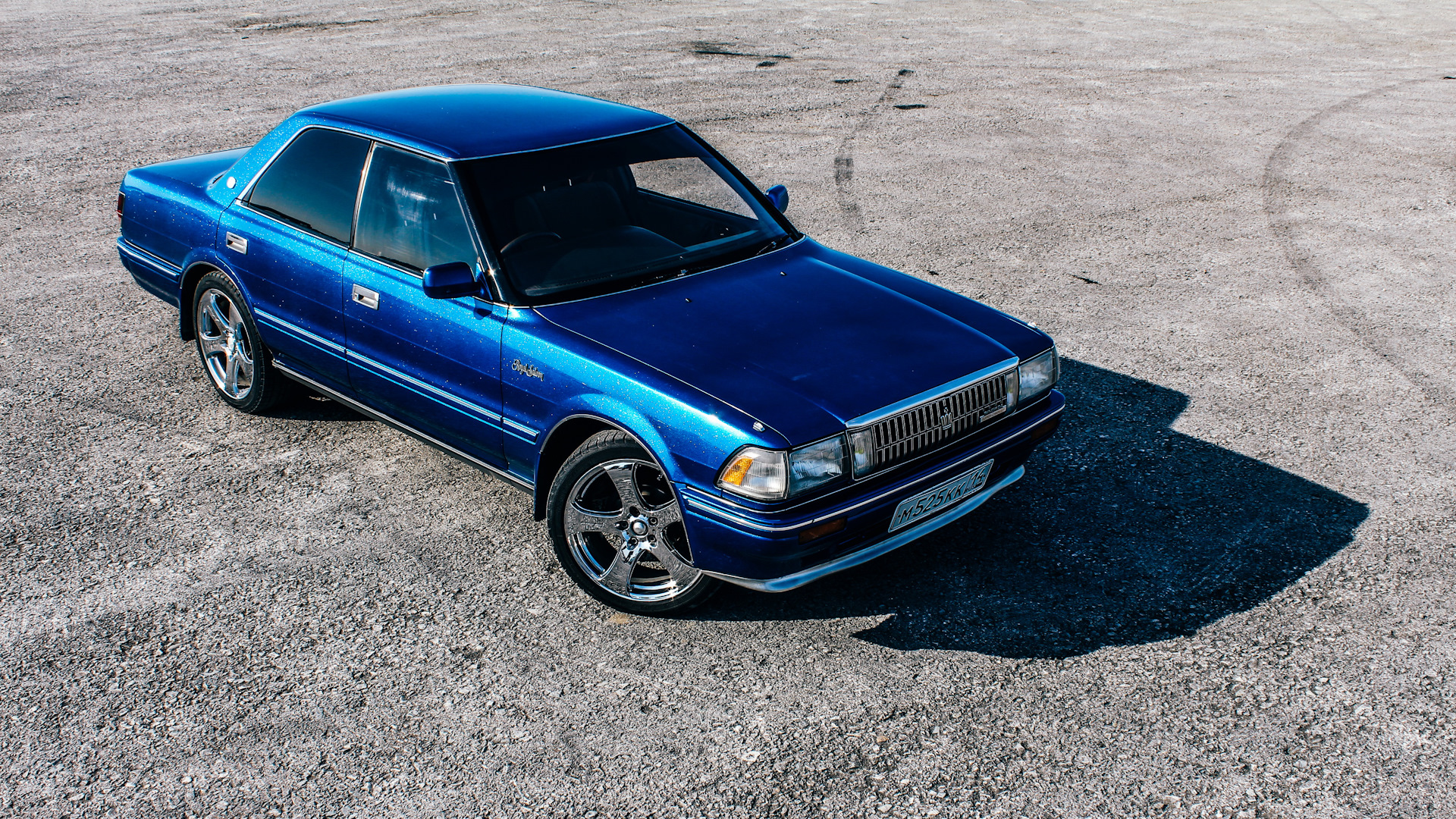 Toyota Crown (S130) 2.0 бензиновый 1988 | Синий кэнди на DRIVE2