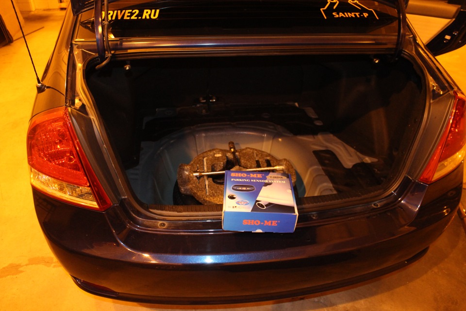 Установка парктроника Sho-me Y-2620A — KIA Cerato (1G), 1,6 л, 2007 ...