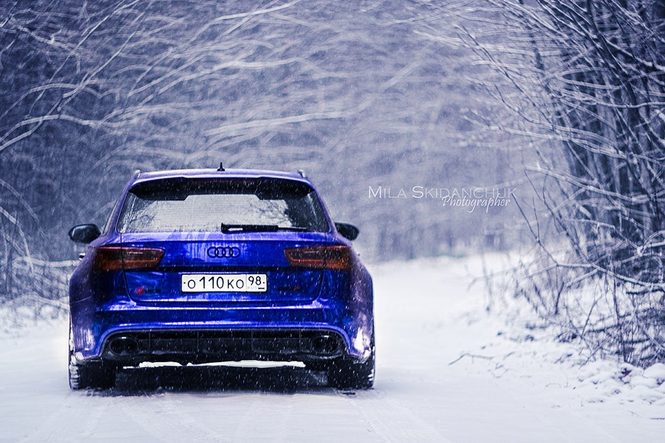 Audi rs6 Winter