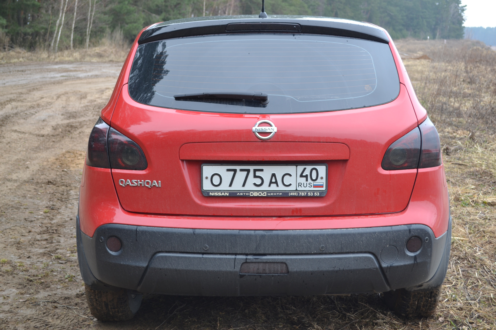 Тонировка задних фонарей — Nissan Qashqai (1G), 2 л, 2008 года | тюнинг |  DRIVE2