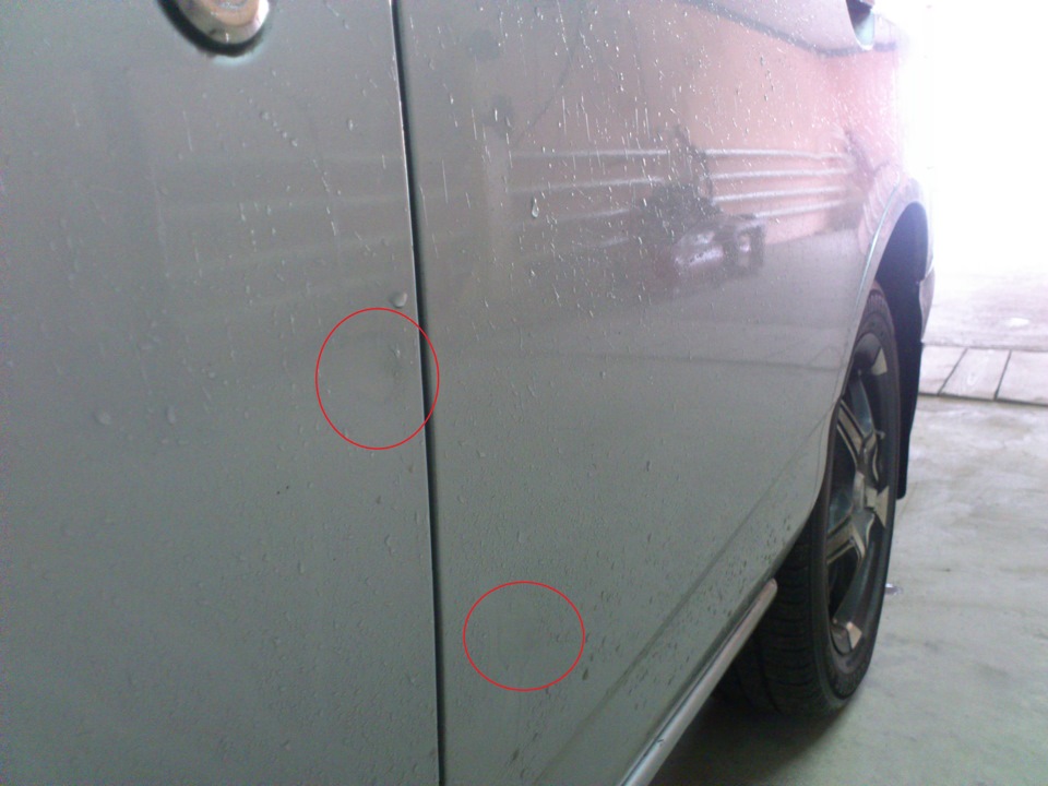 Выпрямление вмятин без покраски. — Nissan AD (Y11), 1,5 л, 2000 года ...