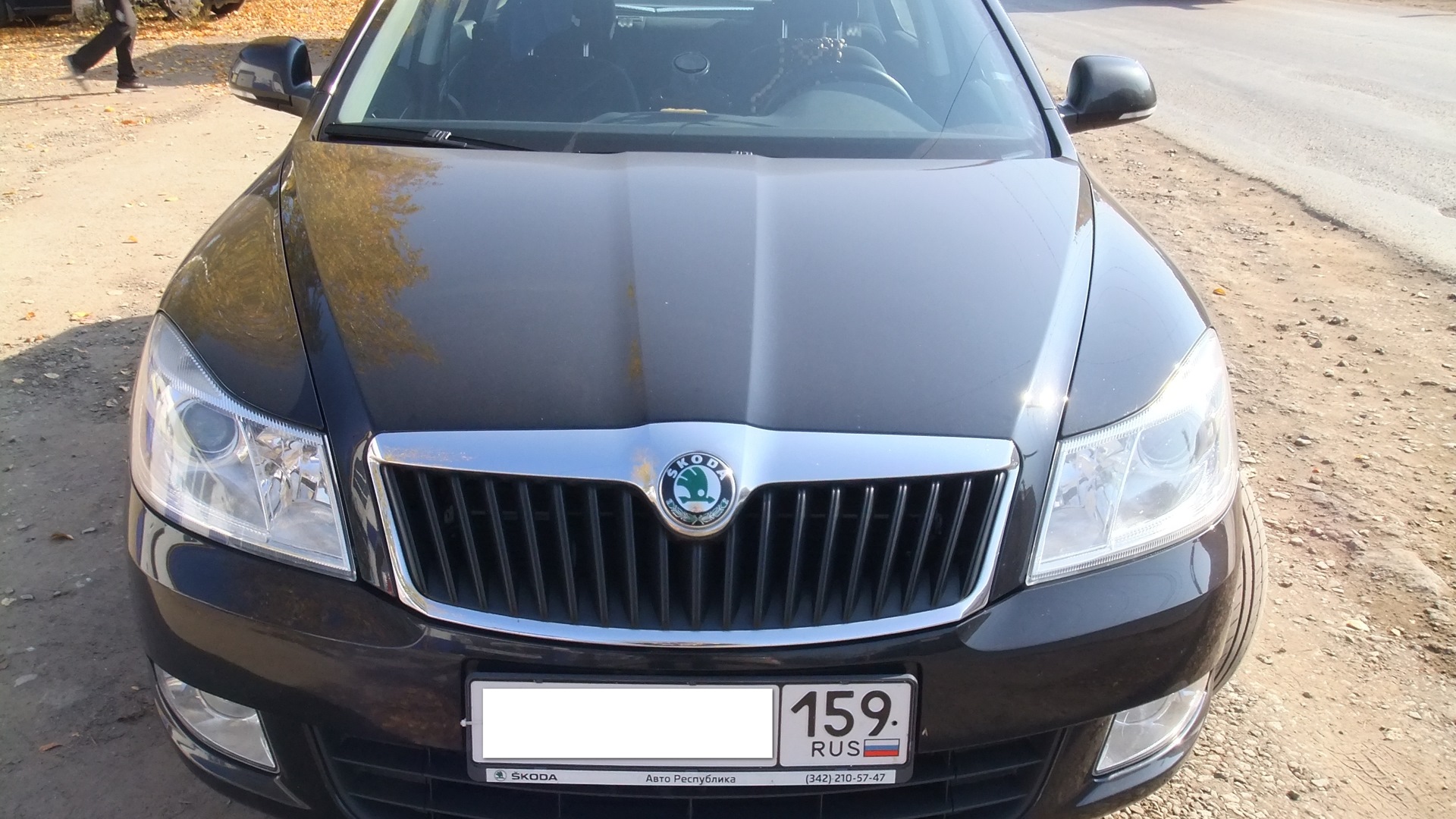 Skoda Octavia A5 Mk2 1.8 бензиновый 2012 | Чёрная молния на DRIVE2