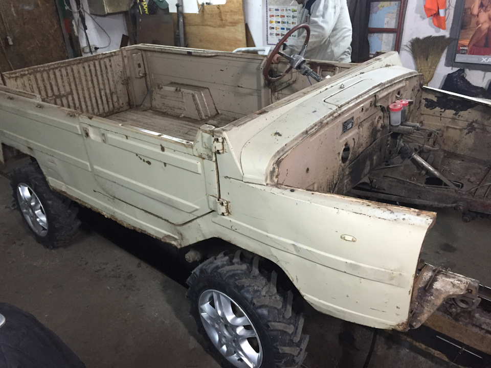 Разборка машины, сварка и покраска — ЛуАЗ 969, 1,5 л, 1983 года ...