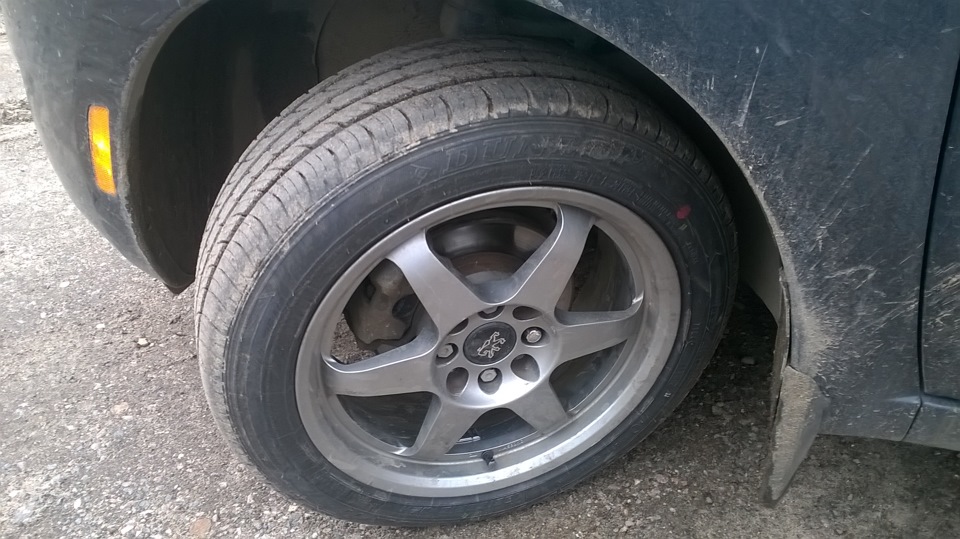 Летняя резина Dunlop — Lada Калина Хэтчбек (1G), 1,6 л, 2012 года ...