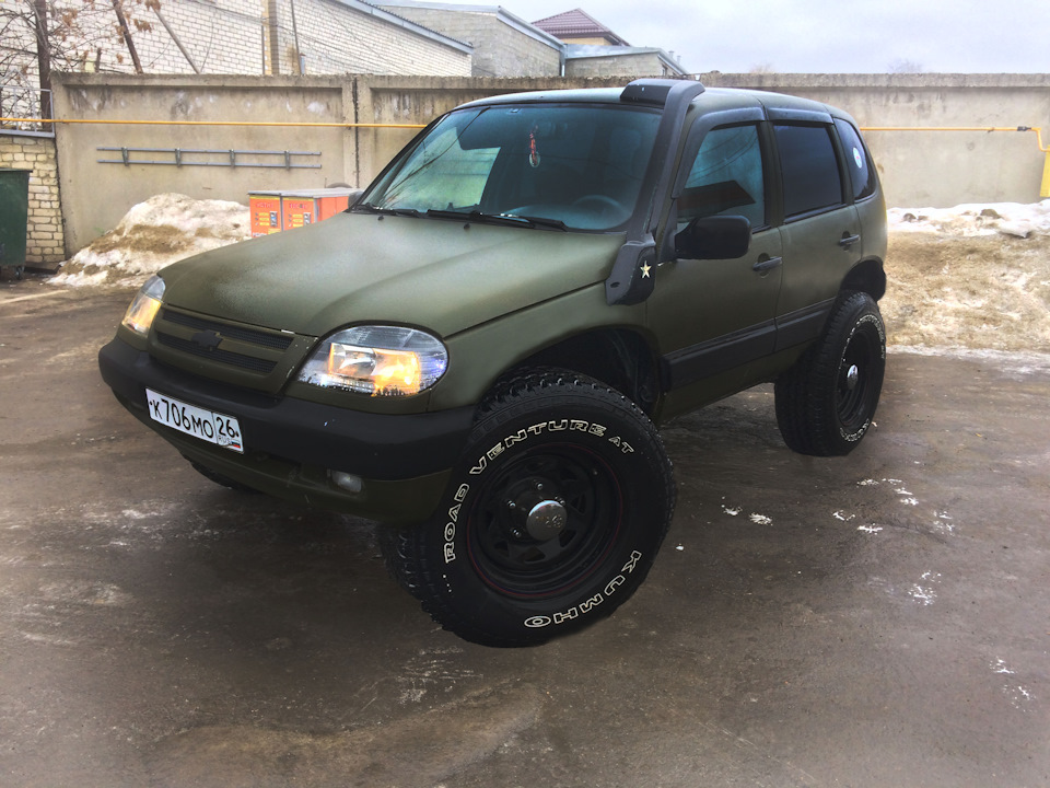 Chevrolet Niva занижение