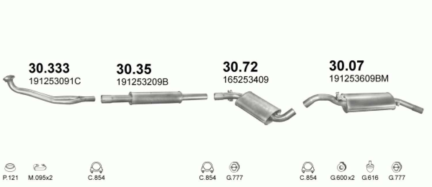 Глушитель Гольф 2 1.3 Бензин Купить