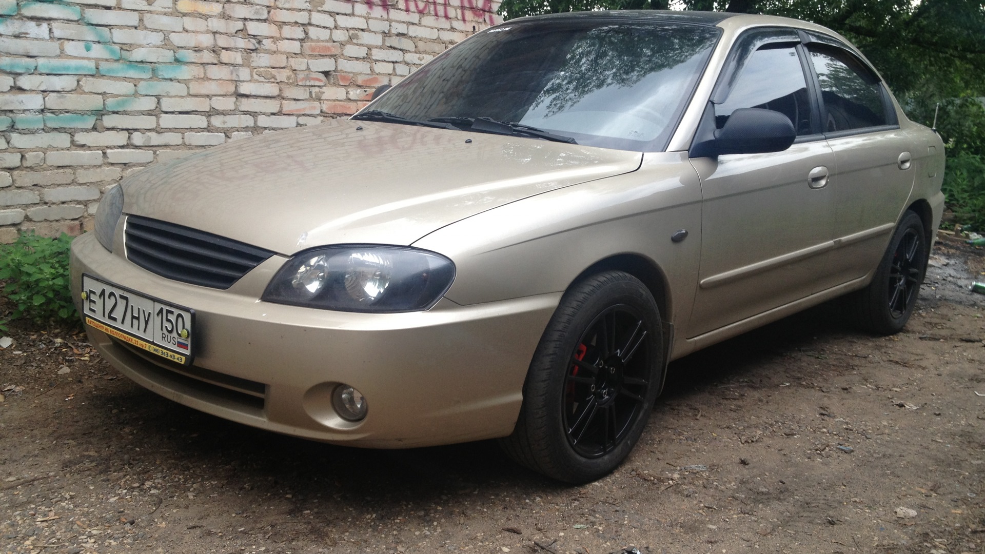 Колеса казахстан. Kia Spectra r16. Kia Spectra r16 205 55. Киа спектра р16. Kia Spectra золотистая.