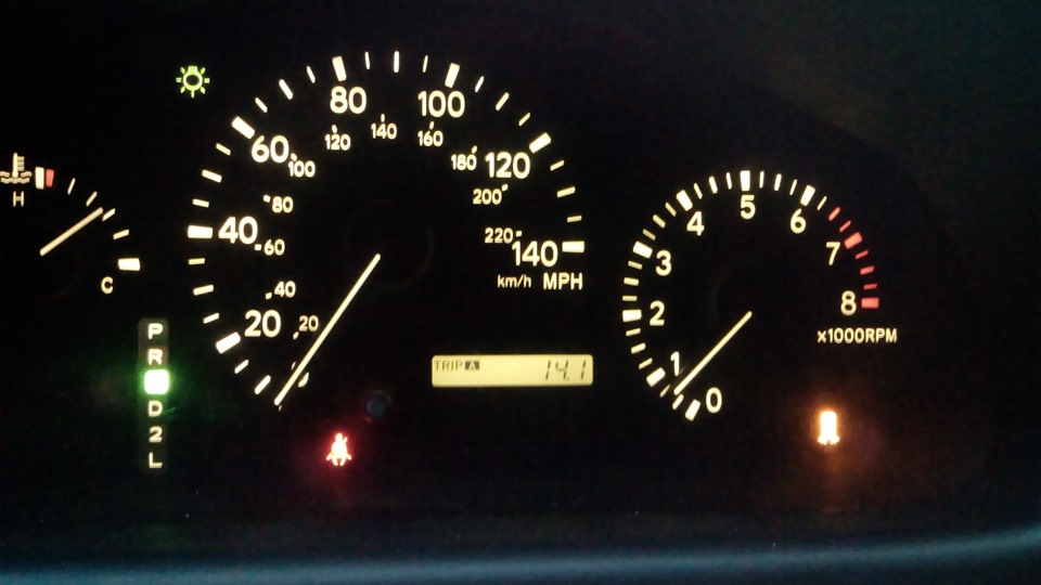 Опрос: у кого какие обороты ХХ? — Lexus RX (1G), 3 л., 1999 года ...