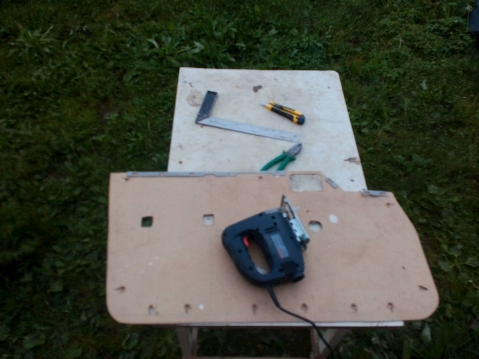 Ремонт дверной карты. Часть 1 — Mazda 626 II (GC), 1,6 л, 1983 года ...