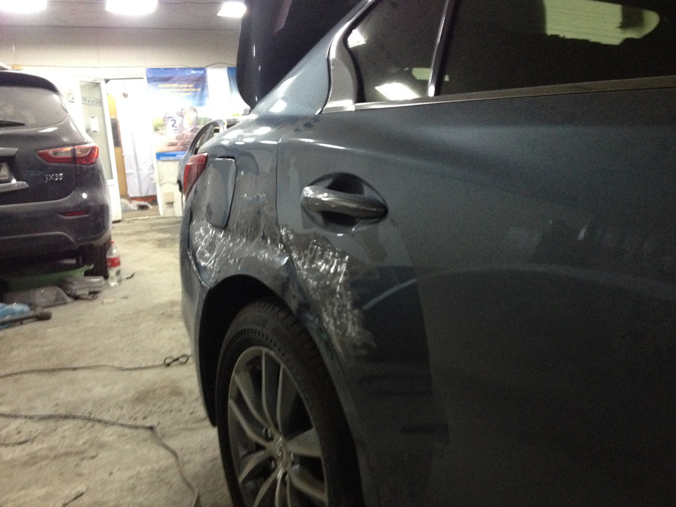 Финик, ремонт заднего крыла и кусок дверя — Сообщество «Вторая Жизнь ...