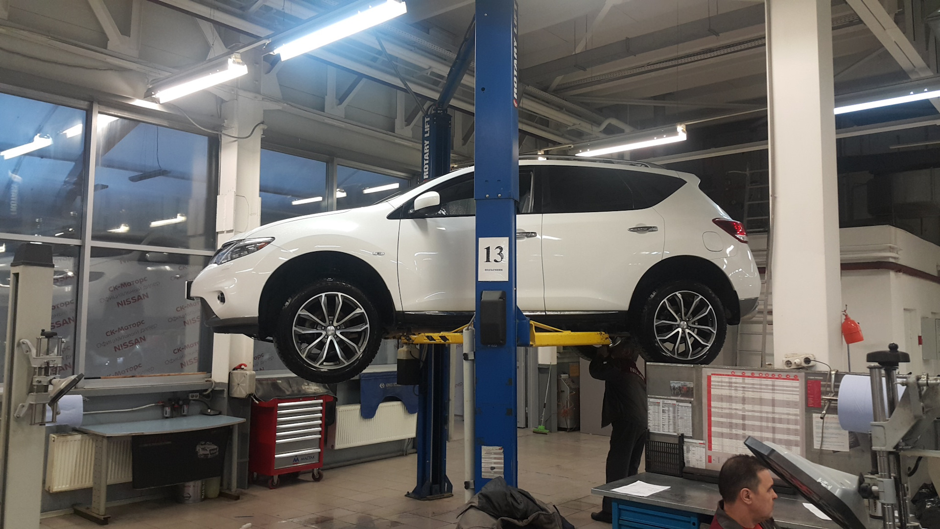 Визит к дилеру. Диагностика подвески — Nissan Murano II, 3,5 л, 2013 года |  визит на сервис | DRIVE2