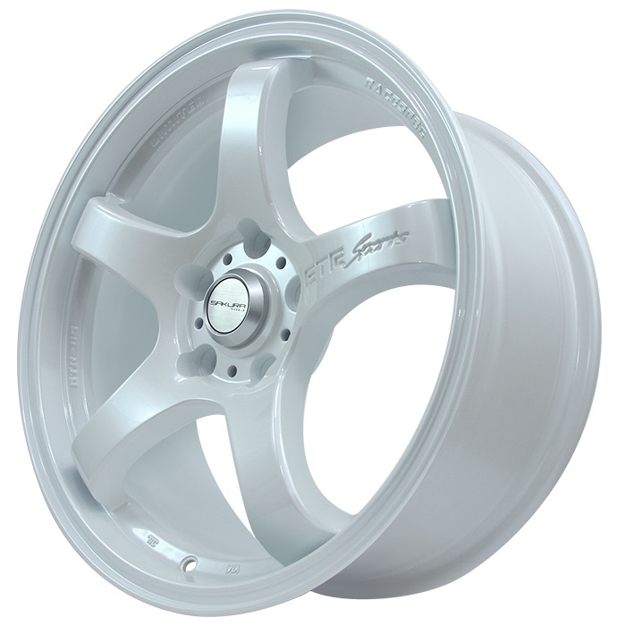 Новые диски 5 150 r18 sakura wheels белые фото