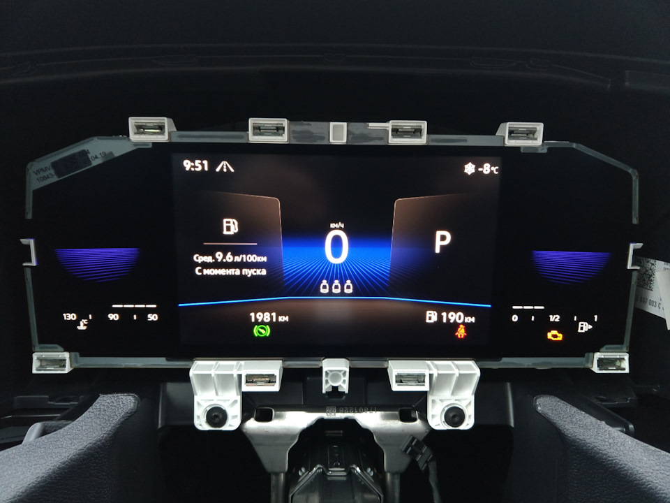 Цифровая панель приборов 8" на Volkswagen Jetta VII, Volkswagen Taos ...
