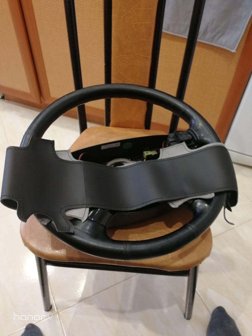 Замена обшивки руля — Chevrolet Lacetti SW, 1,6 л, 2008 года ...