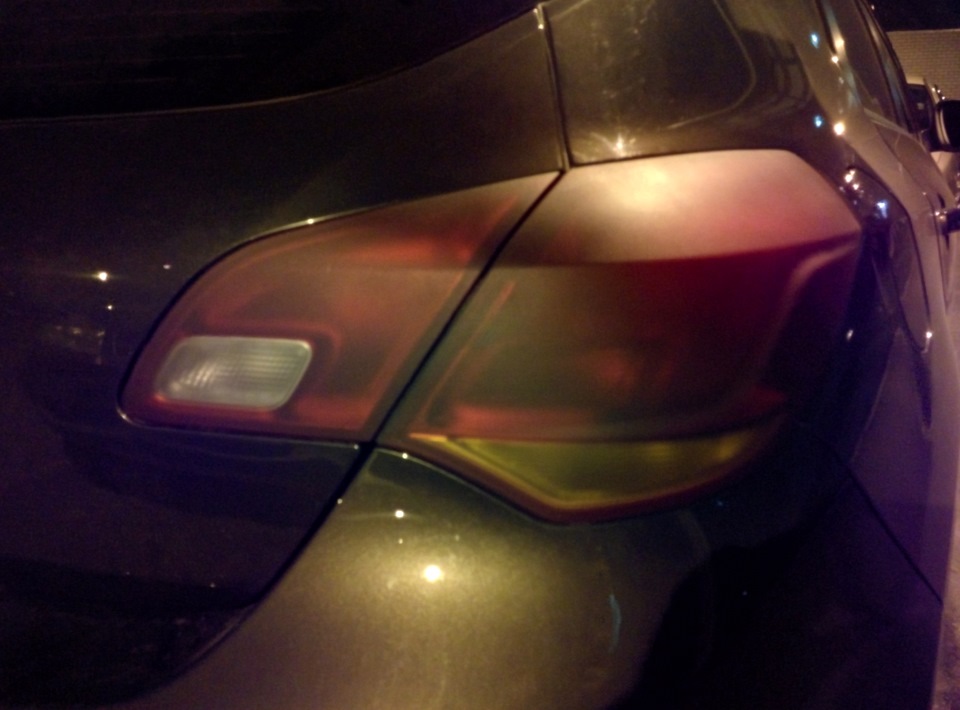 Smoke на задние фонари — Opel Astra J, 1,6 л, 2013 года | стайлинг | DRIVE2