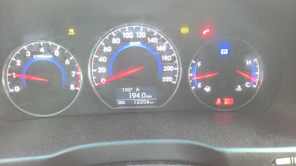 Photo from the logbook Hyundai Santa Fe (2G)
