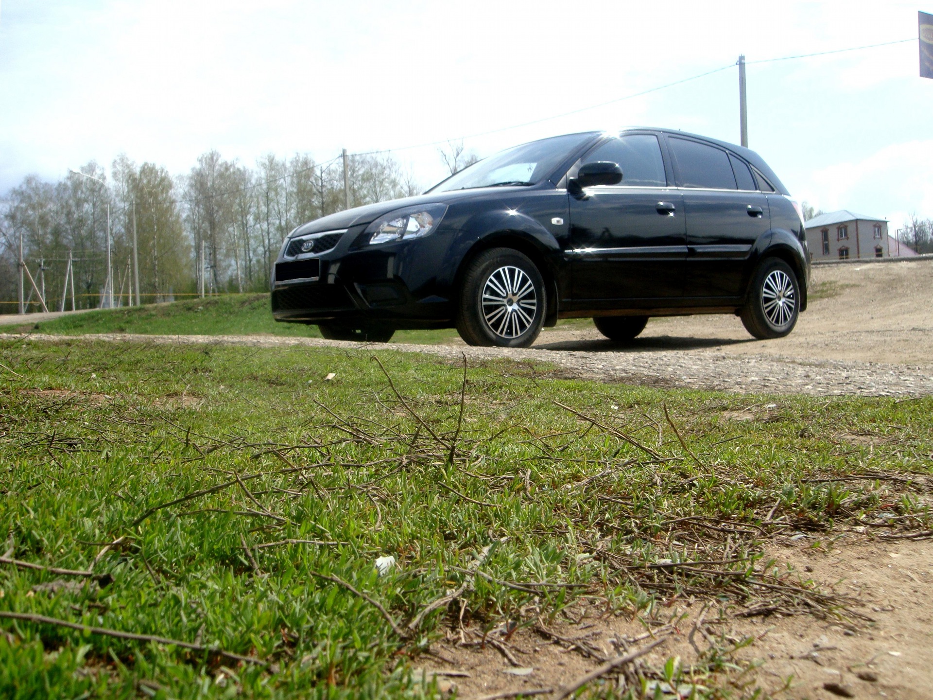 Уфа-Лениногорск-Уфа (по весне) — KIA Rio 5-door (2G), 1,4 л, 2010 года ...