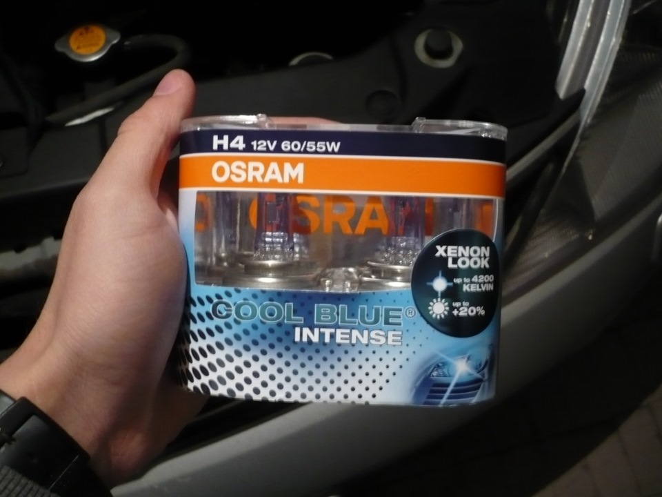 OSRAM Cool Blue Intense — Nissan Tiida (1G), 1,6 л, 2010 года ...