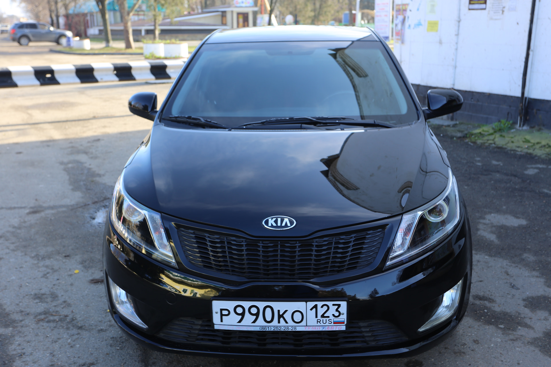 Kia Rio 2012 черная