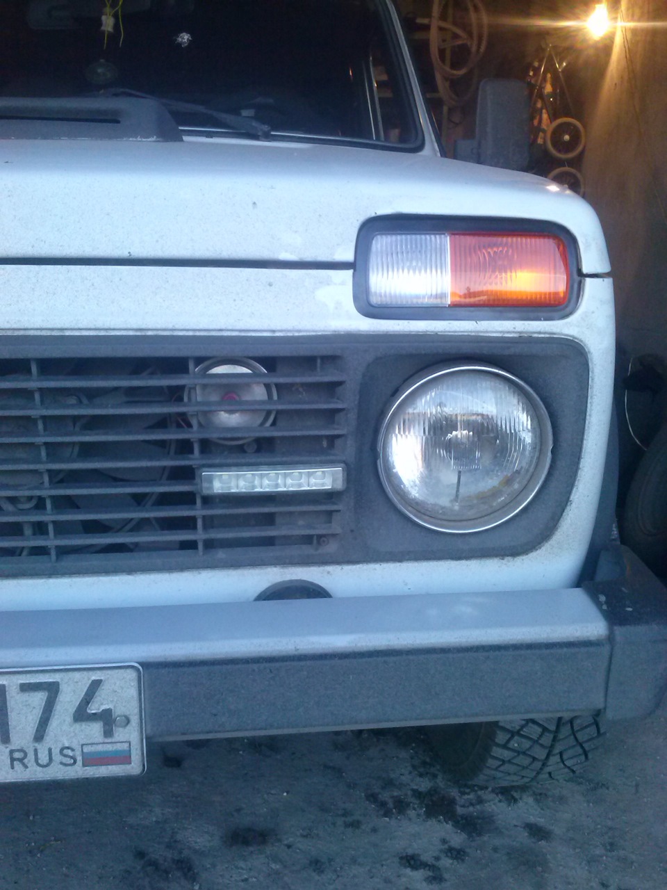 Надфарники 21214М — Lada 4x4 3D, 1,7 л, 2004 года | тюнинг | DRIVE2