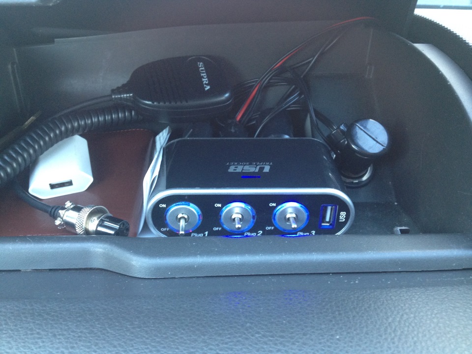 Подключение видео регистратора, антирадара и рации — Nissan X-Trail I ...