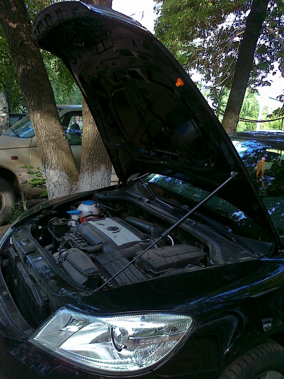 Амортизатор капота — Skoda Octavia A5 Mk2, 1,8 л, 2012 года ...