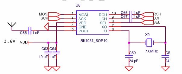 Bk1085 схема включения