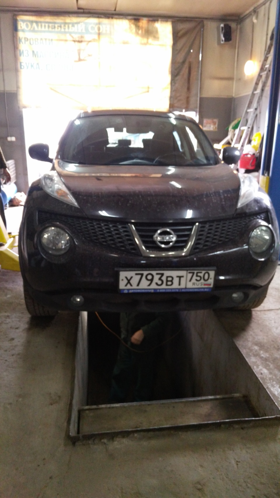 Поездка в сервис — Nissan Juke (1G), 1,6 л, 2013 года | просто так | DRIVE2