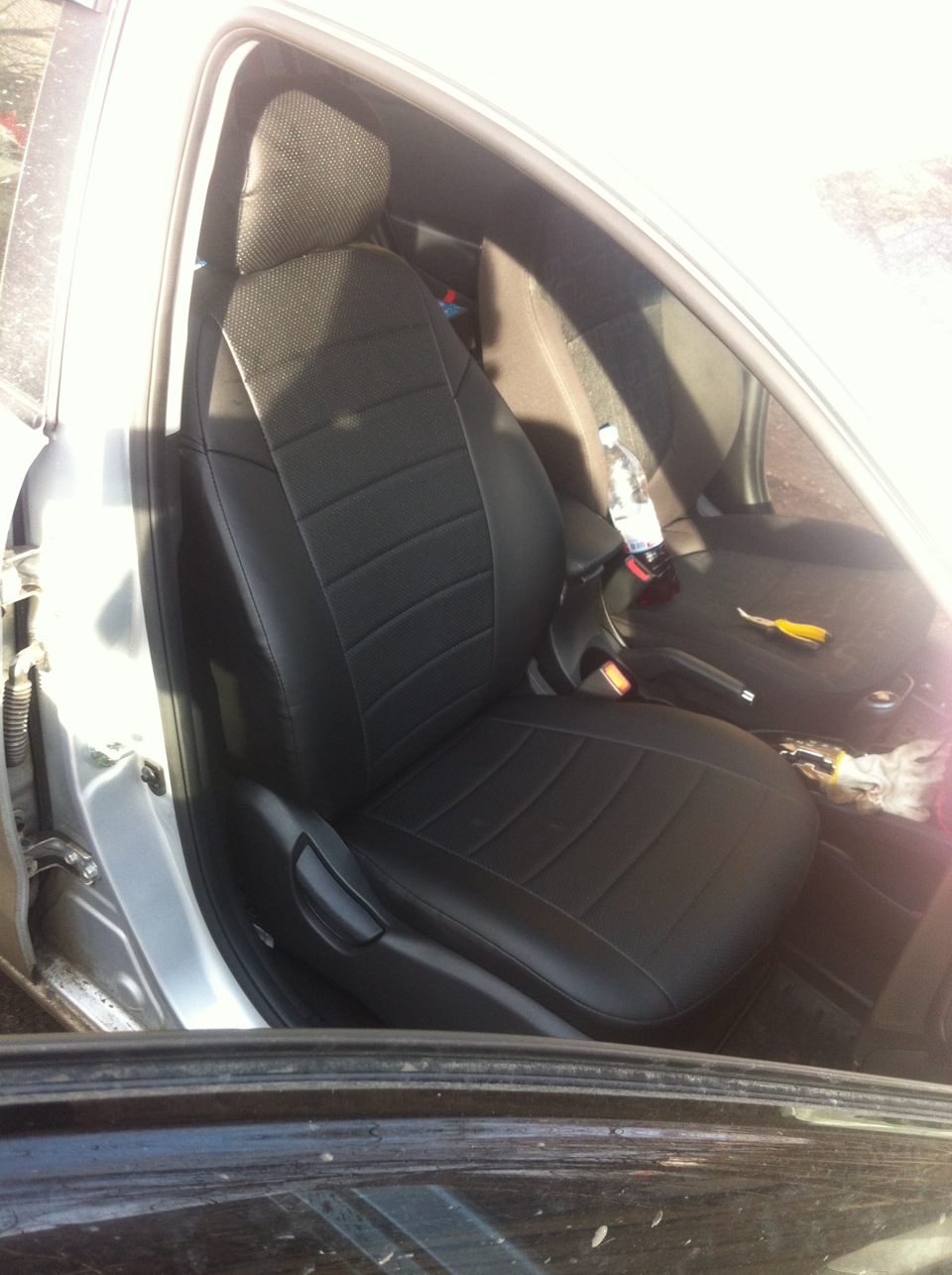 чехлы из экокожи от рожи — KIA Rio (3G), 1,6 л, 2013 года | аксессуары ...
