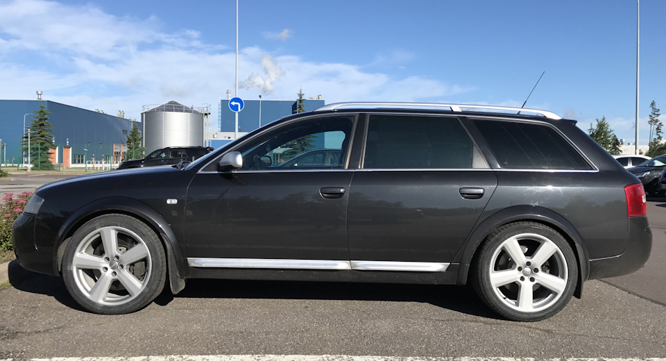 Немного занизил — первое положение пневмы 🤔 — Audi Allroad (C5)