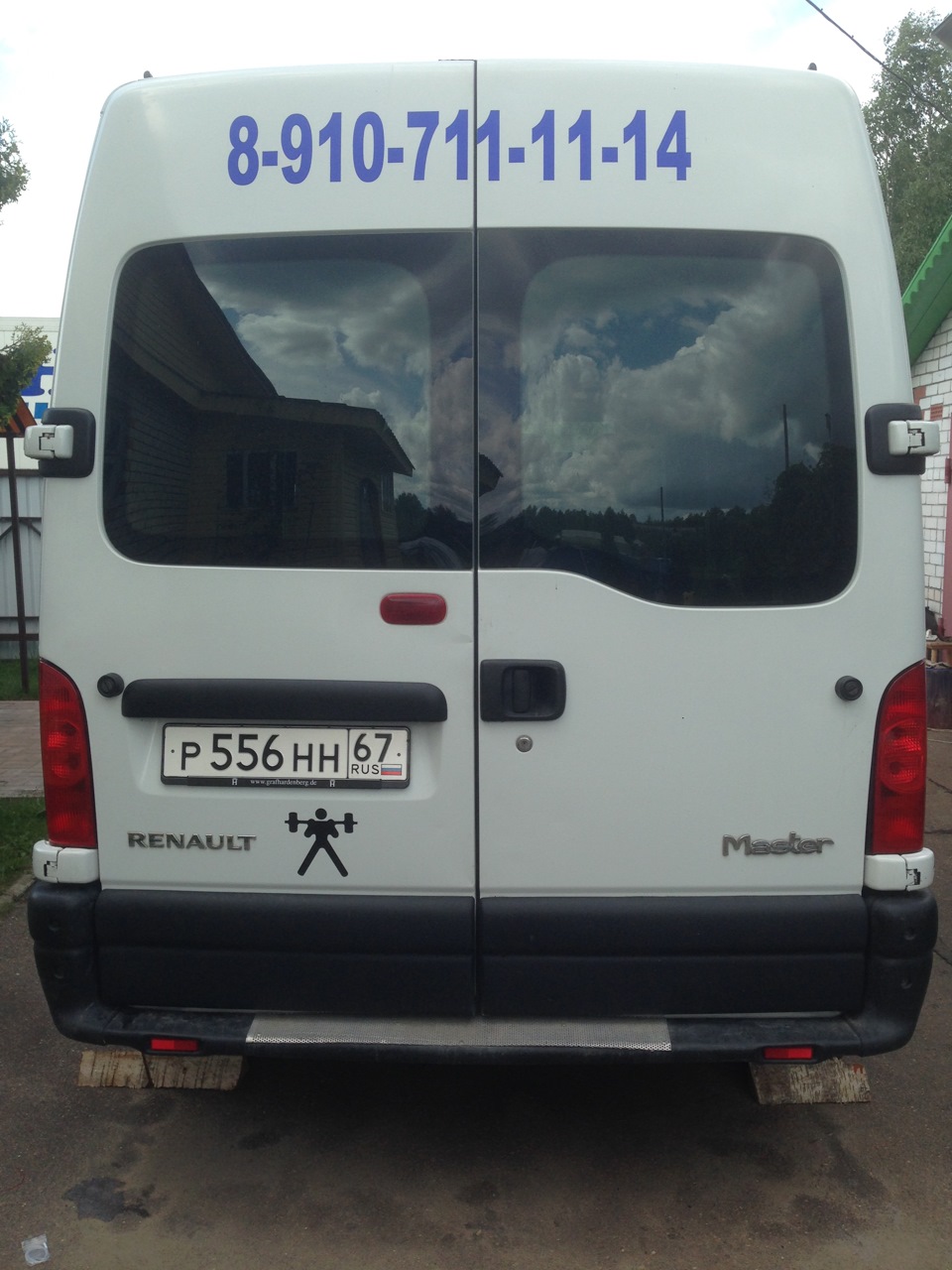 Защитная пленка на фары — Renault Master (3G), 2,5 л, 2009 года ...