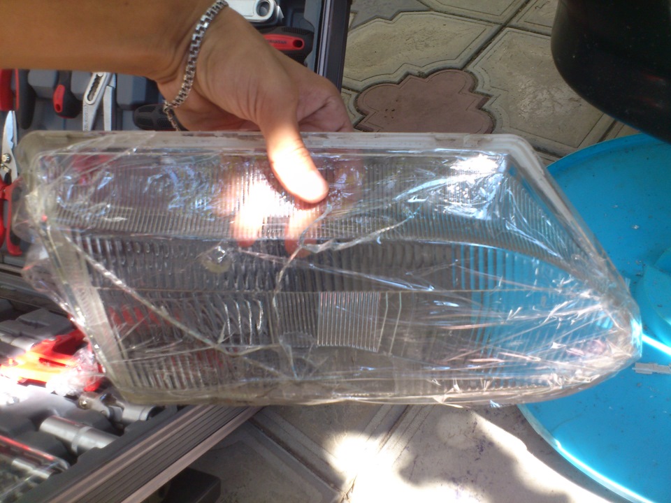 •Вылечил разбитую фару — Lada 2114, 1,5 л, 2002 года | своими руками ...