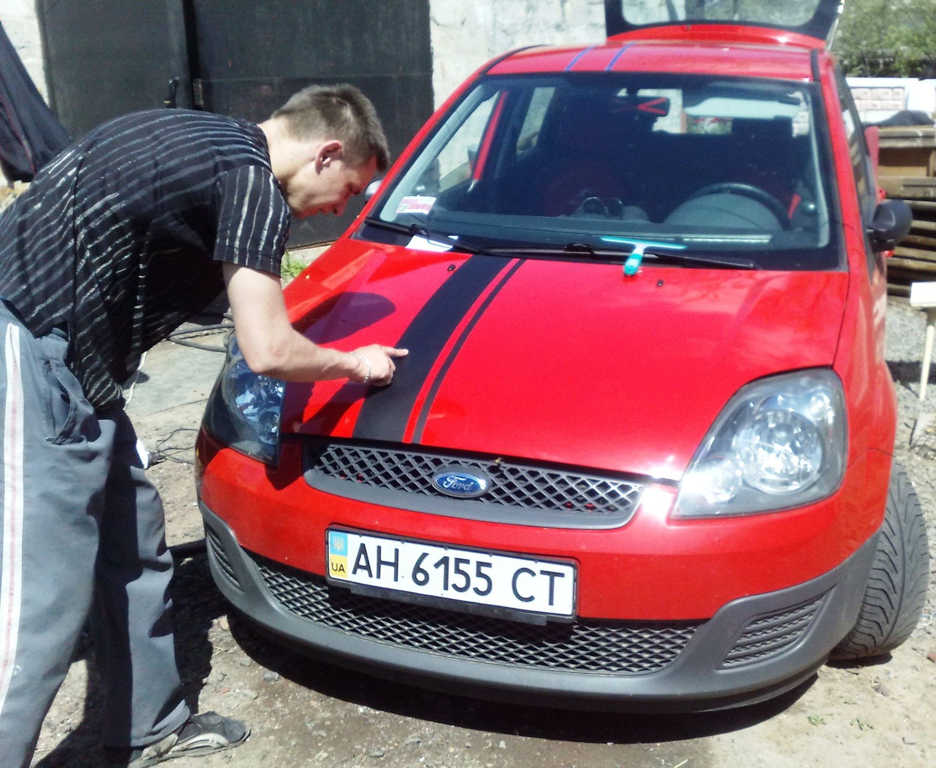 Виниил — Ford Fiesta (Mk V), 1,2 л, 2007 года | тюнинг | DRIVE2