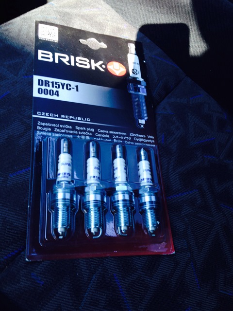 DR15YC1 Свеча зажигания ВАЗ-2112 DR15YC-1 SUPER комплект BRISK ...
