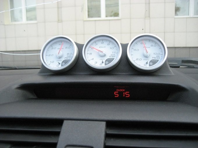Дополнительные приборы — Honda Accord Euro R (CL7), 2 л, 2003 года ...