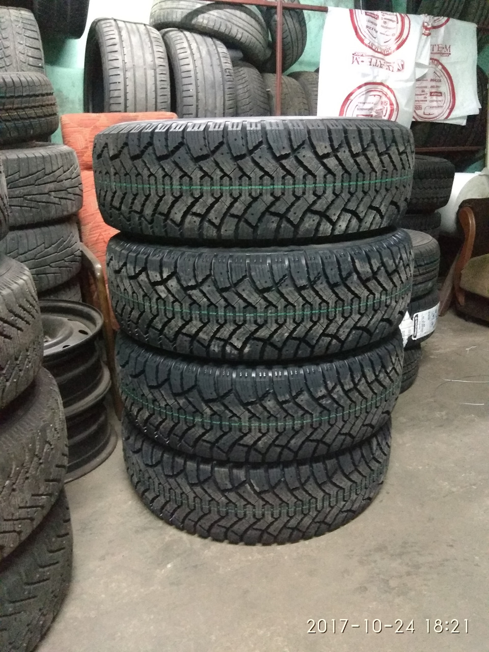 Шины зимние Tunga NordWay 235/75 R15 — Nissan Terrano I, 2,7 л, 1991 года |  шины | DRIVE2