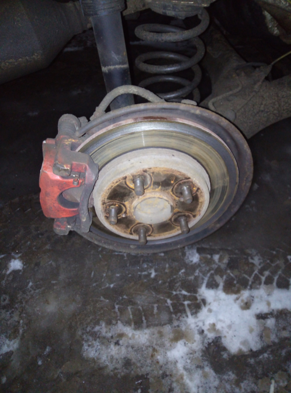 Тормозные колодки задние — Toyota Corolla (140/150), 1,4 л, 2008 года ...